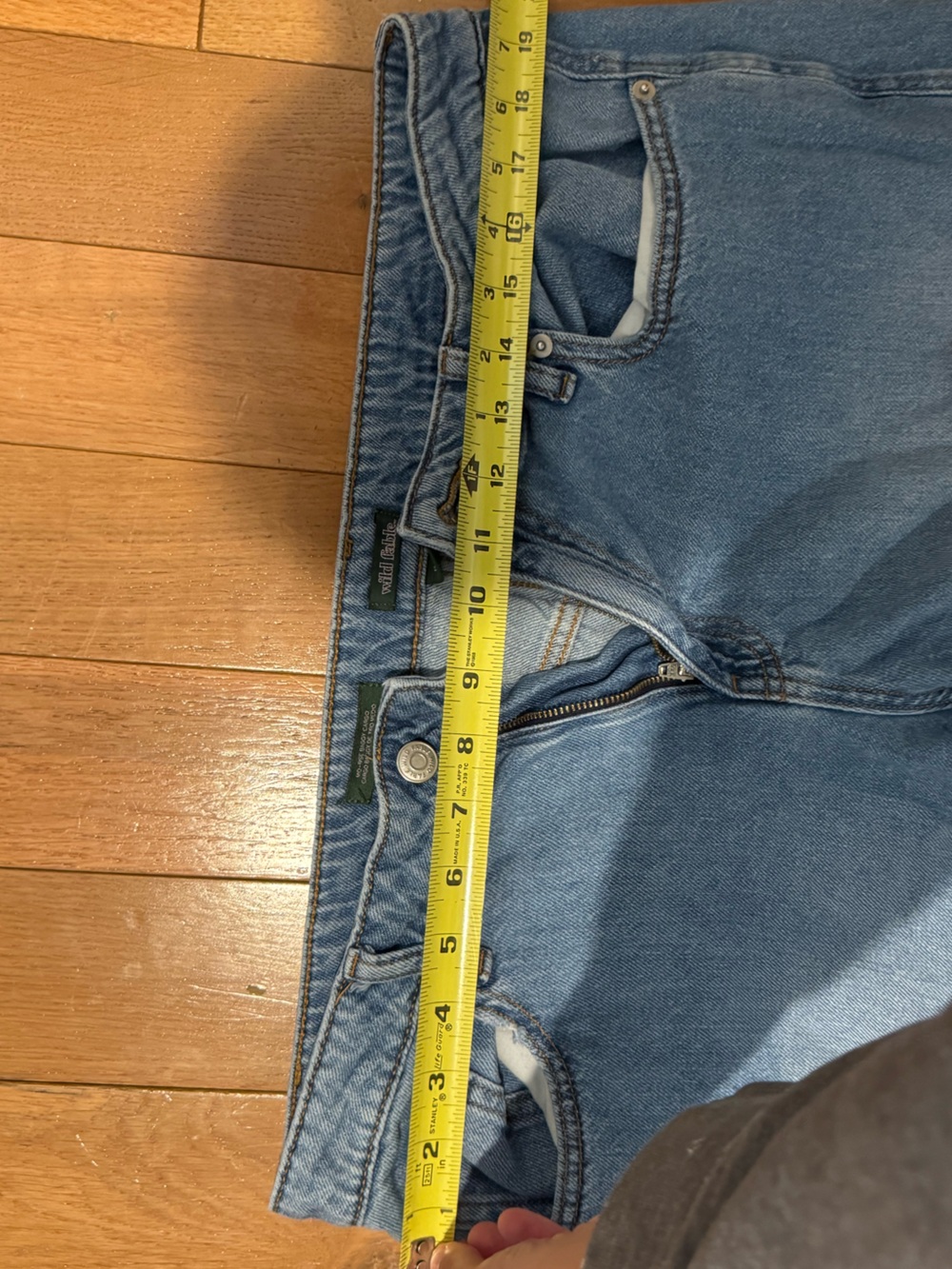wild fable Light Blue Wide Leg Cargo Jeans - Picture 9 of 11